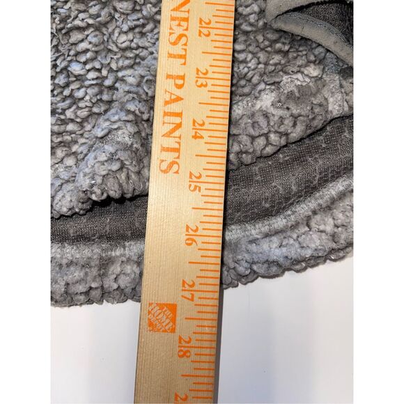 Simply Southern Sherpa Pullover Sweater Women's Small Gray 1/4 Zip A51 - Picture 5 of 7